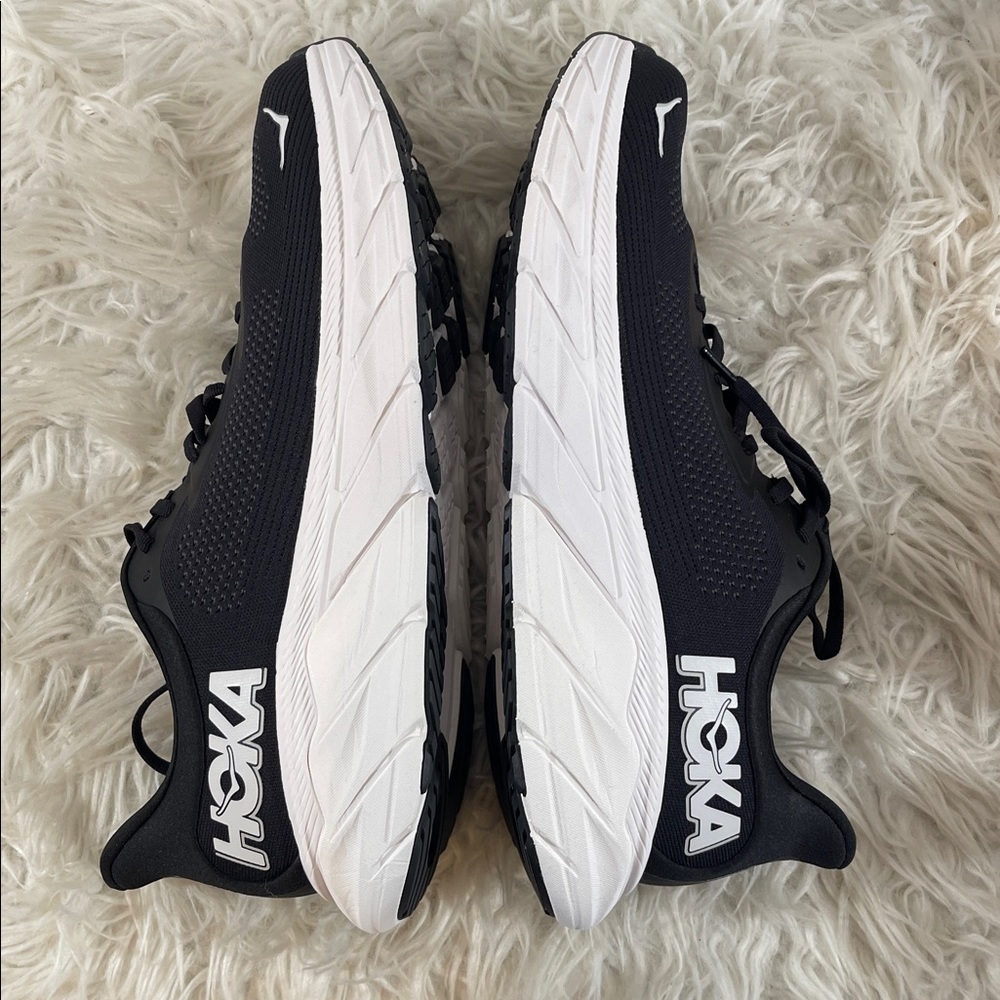 HOKA Men's Arahi 7 Stability Shoe Black & White Size 13D NEW - Picture 10 of 14